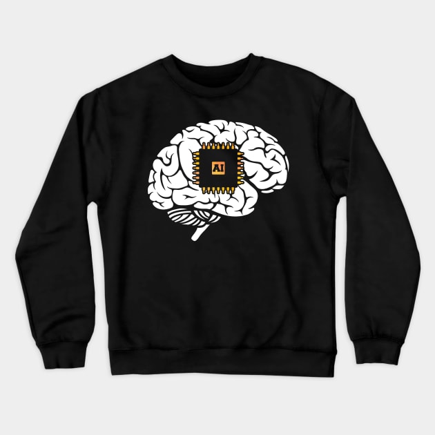 Artificial Intelligence Crewneck Sweatshirt by PhoenixDamn